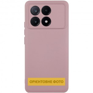 Чохол TPU GETMAN Liquid Silk Full Camera для Xiaomi Poco X6 / Note 13 Pro 5G Рожевий / Pink Sand