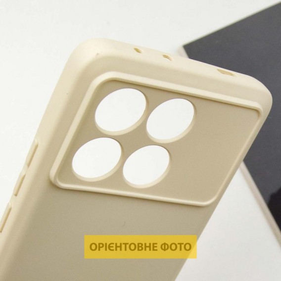 Чохол TPU GETMAN Liquid Silk Full Camera для Xiaomi Poco X6 / Note 13 Pro 5G Пісочний / Sand