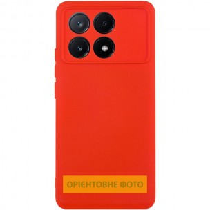 Чехол TPU GETMAN Liquid Silk Full Camera для Xiaomi Poco X6 / Note 13 Pro 5G Красный / Red