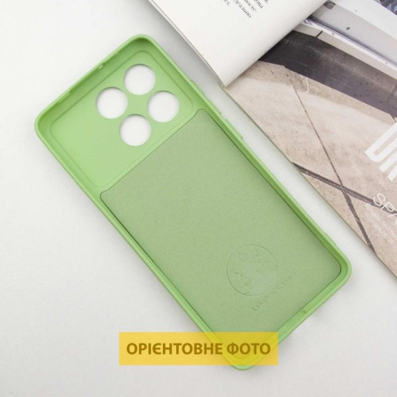 Чохол TPU GETMAN Liquid Silk Full Camera для Xiaomi Poco X6 / Note 13 Pro 5G Зелений / Pistachio