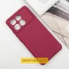 Чохол TPU GETMAN Liquid Silk Full Camera для Xiaomi Poco X6 / Note 13 Pro 5G Бордовий / Marsala