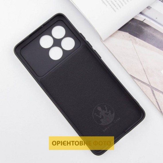 Чохол TPU GETMAN Liquid Silk Full Camera для Xiaomi Poco X6 / Note 13 Pro 5G Чорний / Black