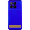 Чехол TPU GETMAN Liquid Silk Full Camera для Xiaomi Poco X6 / Note 13 Pro 5G Синий / Iris