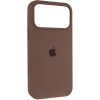 Чехол Silicone Case Full Protective (AA) для Apple iPhone 17 Pro (6.3") Коричневый / Brown