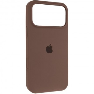 Чохол Silicone Case Full Protective (AA) для Apple iPhone 17 Pro (6.3") Коричневий / Brown