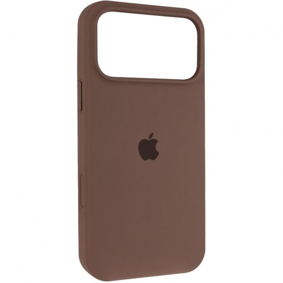 Чехол Silicone Case Full Protective (AA) для Apple iPhone 17 Pro Max (6.9") Коричневый / Brown