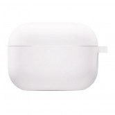 Силіконовий футляр з мікрофіброю для навушників Airpods Pro 3 Білий / White Силіконовий футляр з мікрофіброю для навушників Airpods Pro 3 Білий / White