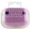 Силіконовий футляр з мікрофіброю для навушників Airpods Pro 3 Ліловий / Lilac Pride