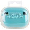 Силиконовый футляр с микрофиброй для наушников Airpods Pro 3 Бирюзовый / Marine Green