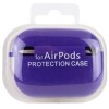 Силиконовый футляр с микрофиброй для наушников Airpods Pro 3 Фиолетовый / Ultra Violet