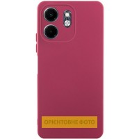 Чохол TPU GETMAN Liquid Silk Full Camera для Motorola Moto G06 Бордовий / Marsala
