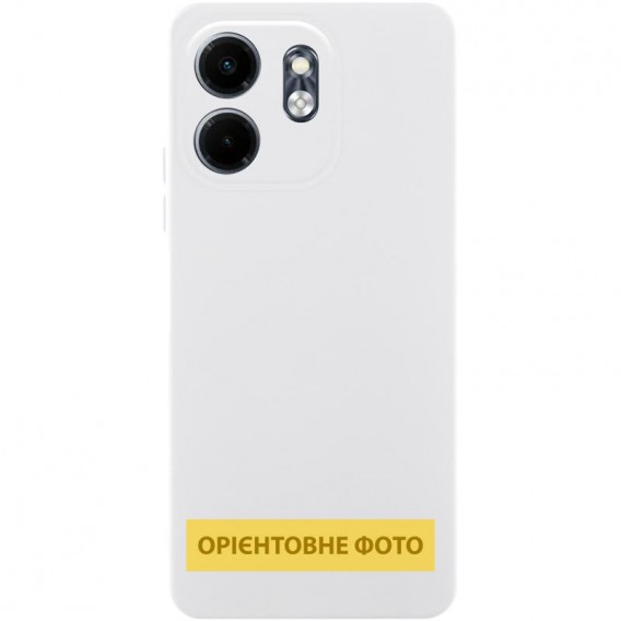 Чохол TPU GETMAN Liquid Silk Full Camera для Motorola Moto G86 5G Білий / White
