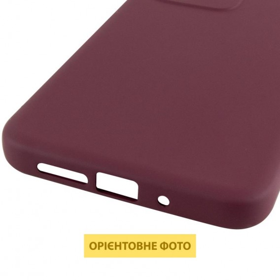 Чехол TPU GETMAN Liquid Silk Full Camera для Xiaomi Redmi 15 (Global) Бордовый / Marsala