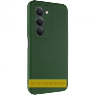 Чохол TPU GETMAN Liquid Silk Full Camera для Xiaomi Redmi 15 (Global) Зелений / Dark green