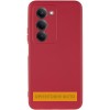 Чехол TPU GETMAN Liquid Silk Full Camera для Xiaomi Redmi 15 (Global) Красный / Dark Red