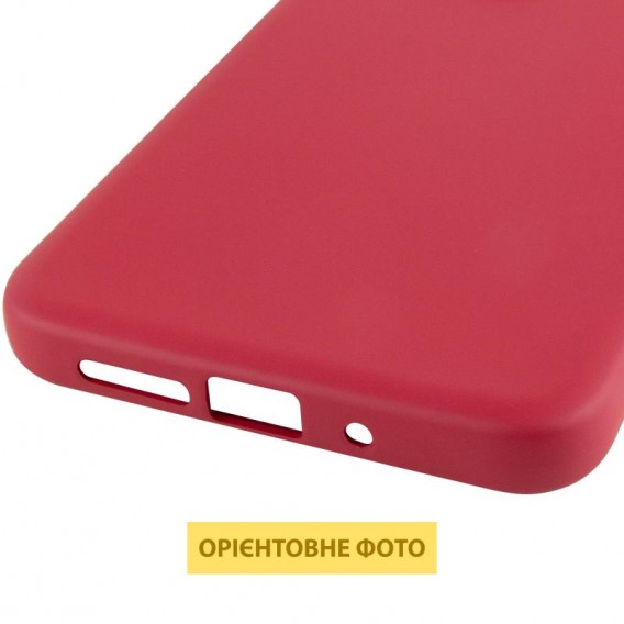 Чехол TPU GETMAN Liquid Silk Full Camera для Xiaomi Redmi 15 (Global) Красный / Dark Red