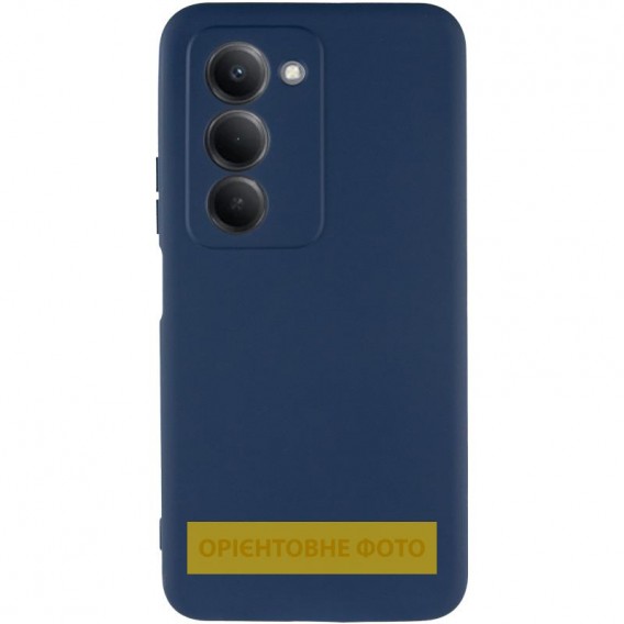 Чохол TPU GETMAN Liquid Silk Full Camera для Xiaomi Redmi 15 (Global) Синій / Midnight Blue