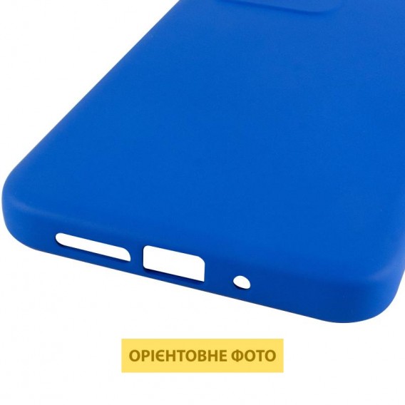 Чехол TPU GETMAN Liquid Silk Full Camera для Xiaomi Redmi 15 (Global) Синий / Royal blue