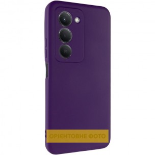 Чехол TPU GETMAN Liquid Silk Full Camera для Xiaomi Redmi 15 (Global) Фиолетовый / Purple