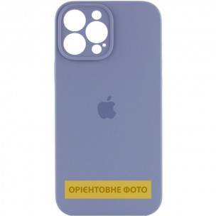 Чехол Silicone Case Full Camera Protective (AA) для Apple iPhone 17 Air (6.5 дюйма) Серый / Lavender Gray