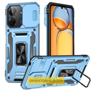 Ударостійкий чохол Camshield Army Ring для Xiaomi Redmi 15C (EU) Блакитний / Light Blue