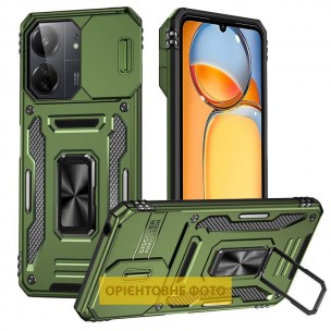 Ударопрочный чехол Camshield Army Ring для Xiaomi Redmi 15C (EU) Оливковый / Army Green Ударопрочный чехол Camshield Army Ring для Xiaomi Redmi 15C (EU) Оливковый / Army Green