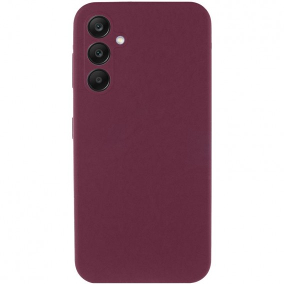Чохол Silicone Cover Lakshmi Full Camera (AAA) для Samsung Galaxy A57 5G Бордовий / Plum