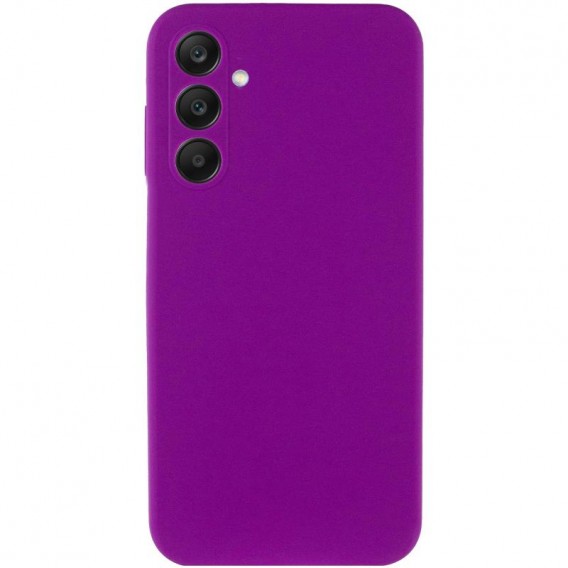 Чохол TPU GETMAN Liquid Silk Full Camera для Samsung Galaxy A37 5G Фіолетовий / Purple