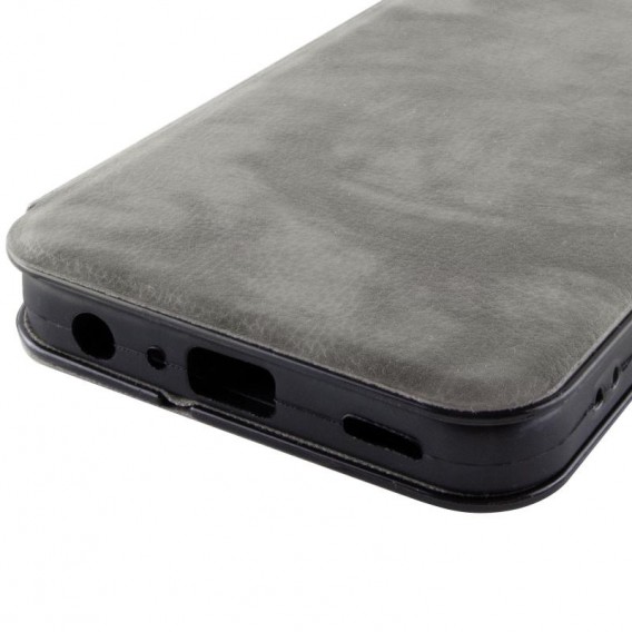 Шкіряний чохол-книжка Belora для Samsung Galaxy A37 5G Gray