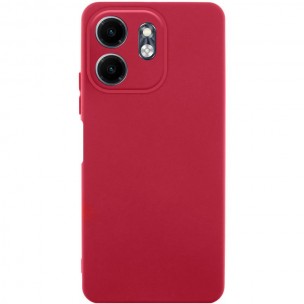 Чехол TPU GETMAN Liquid Silk Full Camera для Xiaomi Redmi Note 15 4G/5G (EU) Красный / Dark Red