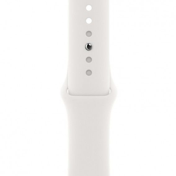 Силіконовий ремінець для Apple Watch 38/40/41/42mm(ser.10) Білий / White