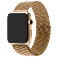 Ремінець Milanese Loop Design для Apple Watch 38/40/41/42mm(ser.10) Champagne