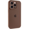 Чохол Silicone Case Full Camera Protective (AA) для Apple iPhone 13 Pro Max (6.7") Коричневий / Brown