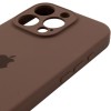 Чохол Silicone Case Full Camera Protective (AA) для Apple iPhone 13 Pro Max (6.7") Коричневий / Brown