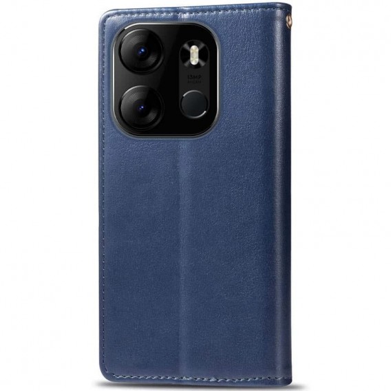 Шкіряний чохол-книжка GETMAN Gallant (PU) для Tecno Spark Go 2023 Синій