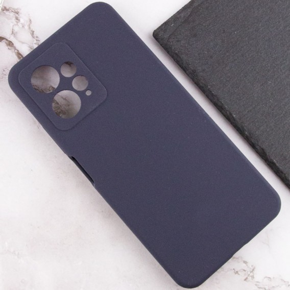 Чохол Silicone Cover Lakshmi Full Camera (AAA) для Xiaomi Redmi Note 12 4G Темно-синій / Midnight blue