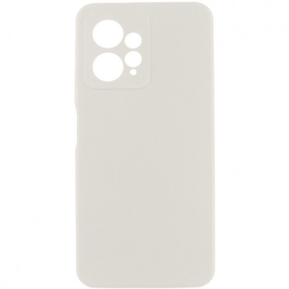 Чехол Silicone Cover Lakshmi Full Camera (AAA) для Xiaomi Redmi Note 12 4G Белый / White