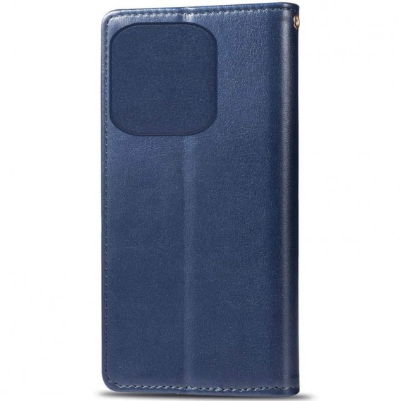 Кожаный чехол-книжка GETMAN Gallant (PU) для TECNO Spark 10C Синий