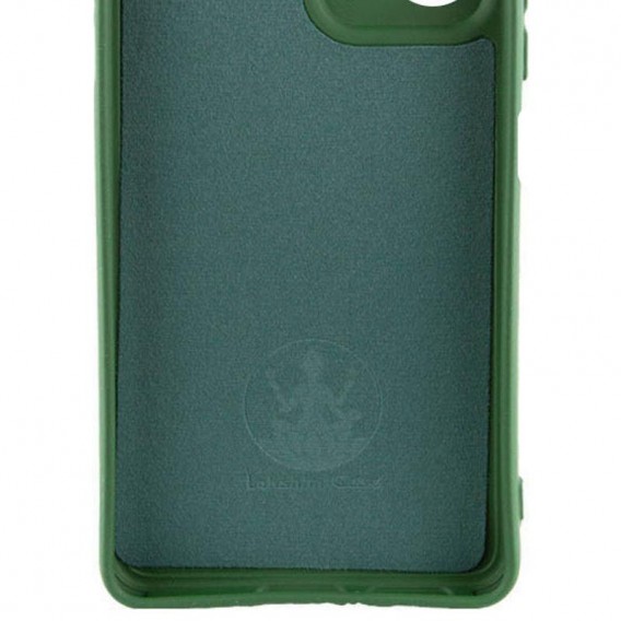 Чохол Silicone Cover Lakshmi Full Camera (AAA) для Xiaomi Redmi 12 Зелений / Cyprus Green