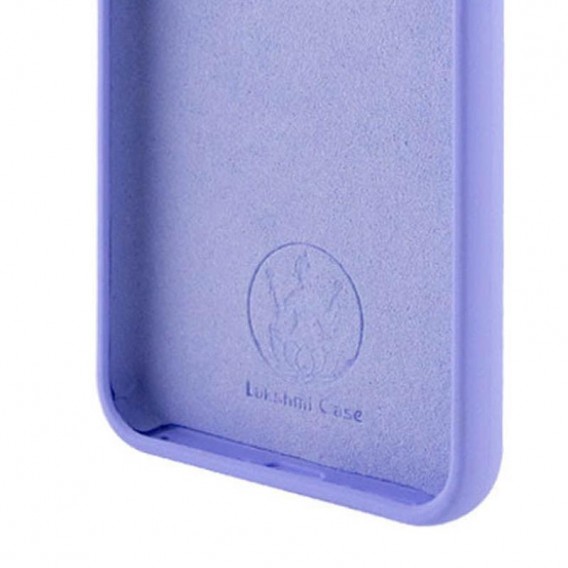 Чохол Silicone Cover Lakshmi Full Camera (AAA) для Xiaomi Redmi 12 Бузковий / Dasheen