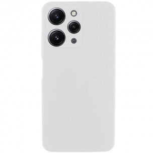 Чехол Silicone Cover Lakshmi Full Camera (AAA) для Xiaomi Redmi 12 Белый / White