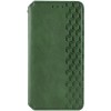 Кожаный чехол-книжка GETMAN Cubic (PU) для Oppo A78 4G Зеленый