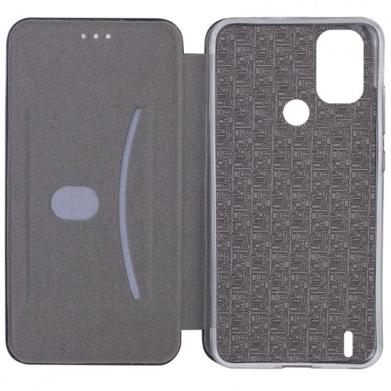 Кожаный чехол-книжка Classy для Nokia C31 Черный