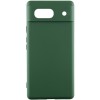 Чохол Silicone Cover Lakshmi Full Camera (AAA) для Google Pixel 7a Зелений / Cyprus Green