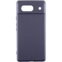 Чохол Silicone Cover Lakshmi Full Camera (AAA) для Google Pixel 7a Сірий / Dark Gray
