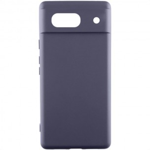 Чохол Silicone Cover Lakshmi Full Camera (AAA) для Google Pixel 7a Сірий / Dark Gray