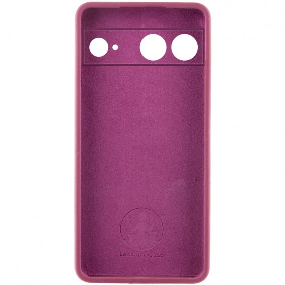 Чохол Silicone Cover Lakshmi Full Camera (AAA) для Google Pixel 8 Бордовий / Plum