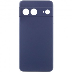 Чехол Silicone Cover Lakshmi Full Camera (AAA) для Google Pixel 8 Темно-синий / Midnight blue