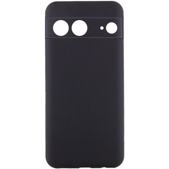 Чохол Silicone Cover Lakshmi Full Camera (AAA) для Google Pixel 8 Чорний / Black