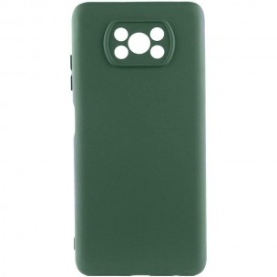 Чехол Silicone Cover Lakshmi Full Camera (AAA) для Xiaomi Poco X3 NFC / Poco X3 Pro Зеленый / Cyprus Green